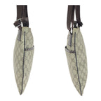 Gucci Brown Silver GG Supreme Canvas Shoulder — view 8