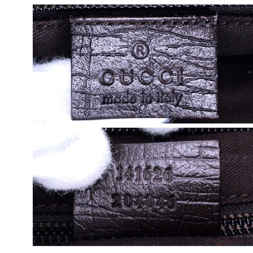 Gucci Brown Silver GG Supreme Canvas Shoulder — view 4