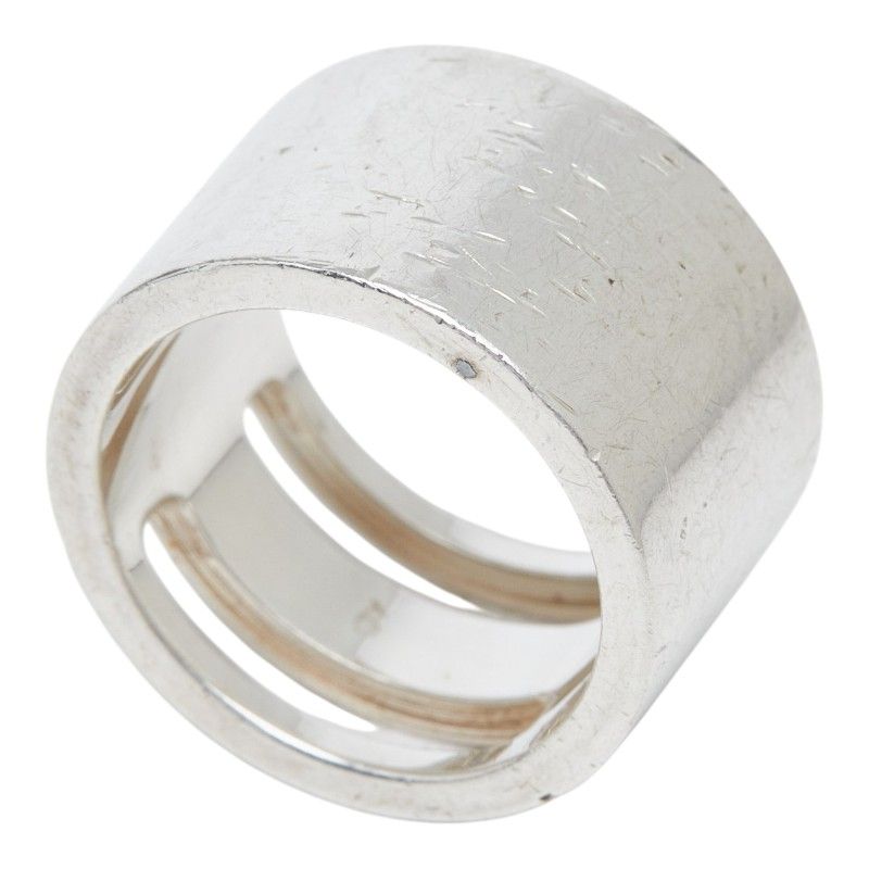 Gucci Logo Buss Ring Silver — view 6