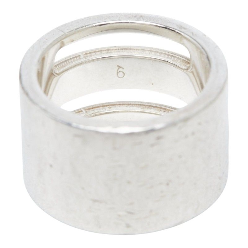 Gucci Logo Buss Ring Silver — view 4