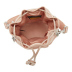 Fendi Montresor Mini / Shoulder Bag / 2-Way Pink Satin — view 9