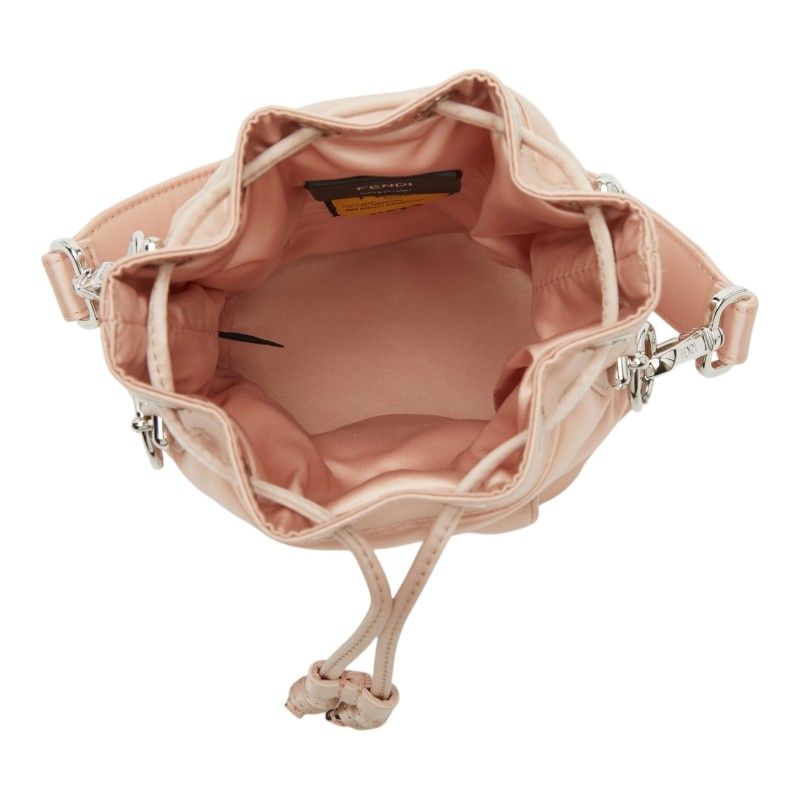 Fendi Montresor Mini / Shoulder Bag / 2-Way Pink Satin — view 9