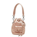 Fendi Montresor Mini / Shoulder Bag / 2-Way Pink Satin