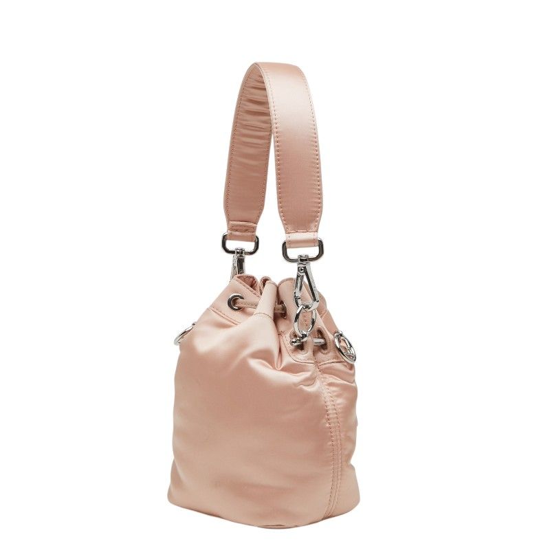 Fendi Montresor Mini / Shoulder Bag / 2-Way Pink Satin — view 2
