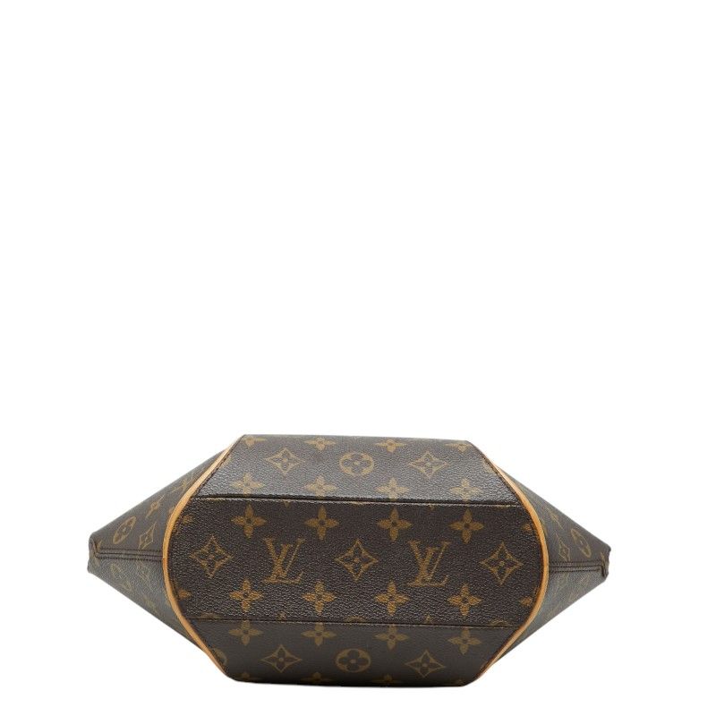 Louis Vuitton Monogram Ellipse PM Handbag Brown Leather — view 3