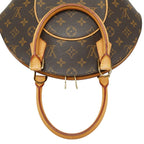 Louis Vuitton Monogram Ellipse PM Handbag Brown Leather — view 9