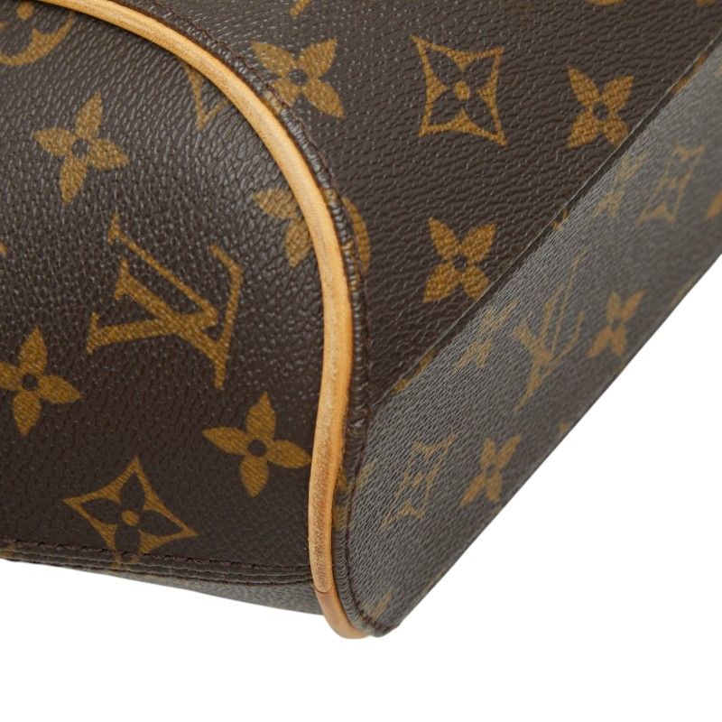 Louis Vuitton Monogram Ellipse PM Handbag Brown Leather — view 5