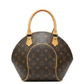 Louis Vuitton Monogram Ellipse PM Handbag Brown Leather