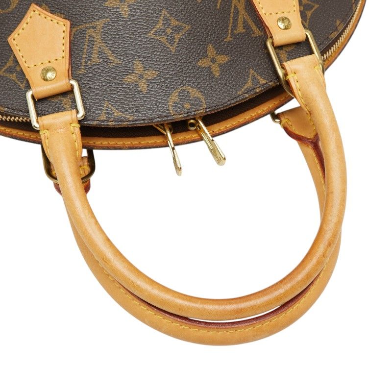 Louis Vuitton Monogram Ellipse PM Handbag Brown Leather — view 8