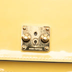 Louis Vuitton Vernis Monceau BB 2-Way Shoulder Bag Yellow Patent Leather — view 4