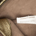 Bottega Veneta Shoulder Bag Gold Leather — view 6