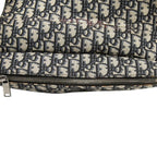 Dior Alex Foxton Oblique Saddle Bag Beige Navy Canvas Leather — view 5