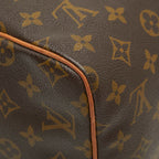 Louis Vuitton Monogram Speedy 30 Mini Boston Bag Brown Leather — view 7