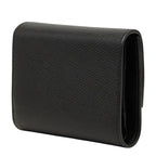 Celine Small Trifold Wallet Compact Black Gray Calf Leather — view 2