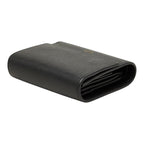 Celine Small Trifold Wallet Compact Black Gray Calf Leather — view 5