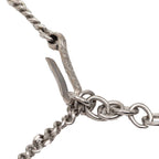 Chanel CC Logo Ball Necklace White Clear Silver Resin Based Metal — view 3