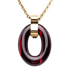 Louis Vuitton Pendentif Gimmic Necklace Gold Purple Plated — view 2