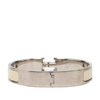 Hermes Click PM Bracelet Silver Off White Metal Enamel — view 3