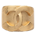 Chanel CC Logo Ring 01c Gold Plated