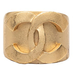 Chanel CC Logo Ring 01c Gold Plated
