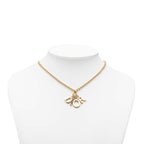 Dior Logo Necklace Gold Plated — view 6
