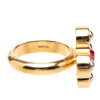 Louis Vuitton Bague Lettre-z Ring Set S Gold Red Silver Pink Plated Metal — view 6