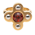 Louis Vuitton Bague Lettre-z Ring Set S Gold Red Silver Pink Plated Metal — view 2