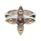 Louis Vuitton Bague Lettre-z Ring Set S Gold Red Silver Pink Plated Metal — view 8