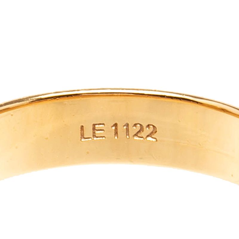 Louis Vuitton Bague Lettre-z Ring Set S Gold Red Silver Pink Plated Metal — view 7