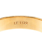Louis Vuitton Bague Lettre-z Ring Set S Gold Red Silver Pink Plated Metal — view 7