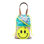 Loewe Paula's Ibiza Smiley Shoulder Bag Multicolor Nylon Leather