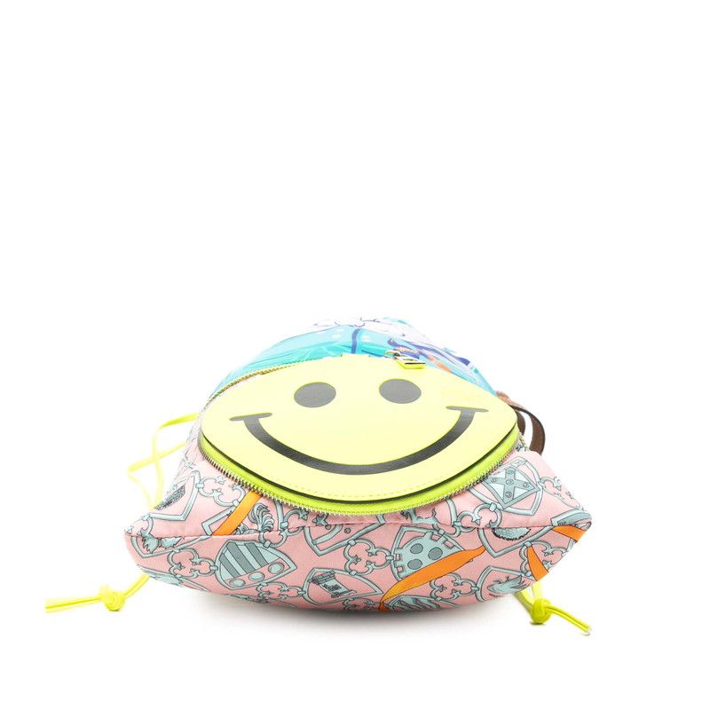 Loewe Paula's Ibiza Smiley Shoulder Bag Multicolor Nylon Leather — view 3