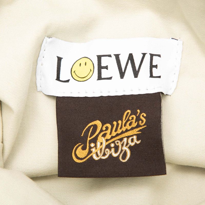 Loewe Paula's Ibiza Smiley Shoulder Bag Multicolor Nylon Leather — view 5