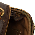 Louis Vuitton Monogram Utility Crossbody / Shoulder Bag / 2-Way Brown Leather — view 5