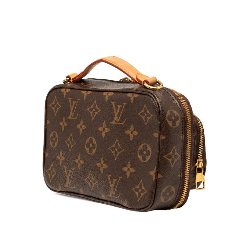 Louis Vuitton Monogram Utility Crossbody / Shoulder Bag / 2-Way Brown Leather — view 2