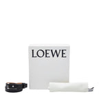 Loewe Double Strand Belt Bracelet Black Leather — view 7