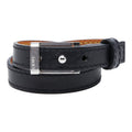 Loewe Double Strand Belt Bracelet Black Leather