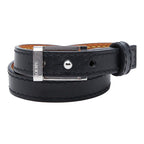 Loewe Double Strand Belt Bracelet Black Leather