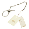 Hermes Glove Holder Charm Silver Metal 1- Gloves