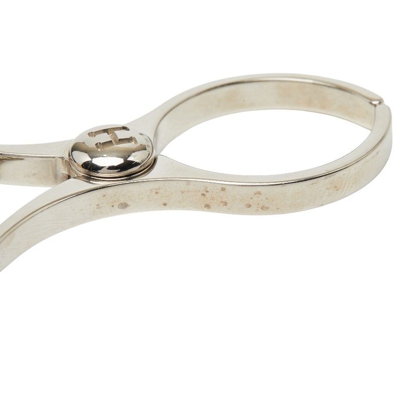 Hermes Glove Holder Charm Silver Metal 1- Gloves — view 4