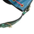 Louis Vuitton Epi Noe Tricolore Shoulder Bag Toledo Blue Borneo Green Castilian — view 8