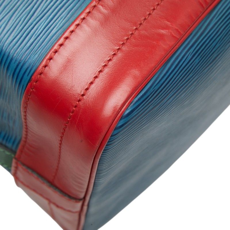 Louis Vuitton Epi Noe Tricolore Shoulder Bag Toledo Blue Borneo Green Castilian — view 7