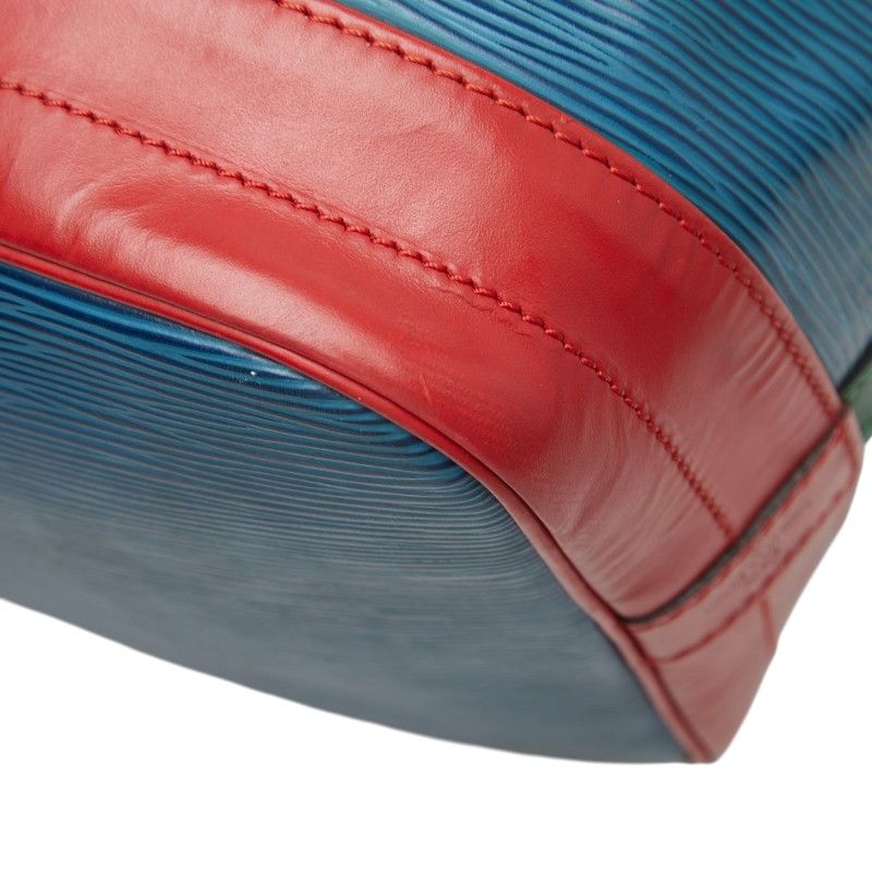 Louis Vuitton Epi Noe Tricolore Shoulder Bag Toledo Blue Borneo Green Castilian — view 6