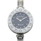 Bvlgari Watch Black Silver Stainless Steel