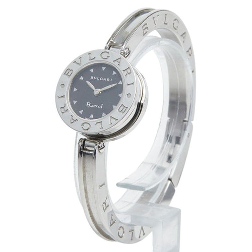 Bvlgari Watch Black Silver Stainless Steel — view 2