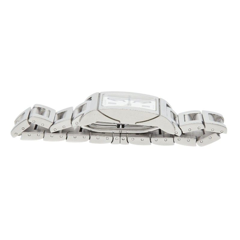 Bvlgari Rettangolo Watch White Silver Stainless Steel — view 4