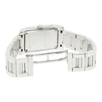 Bvlgari Rettangolo Watch White Silver Stainless Steel — view 5