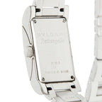 Bvlgari Rettangolo Watch White Silver Stainless Steel — view 6