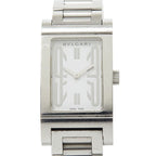 Bvlgari Rettangolo Watch White Silver Stainless Steel