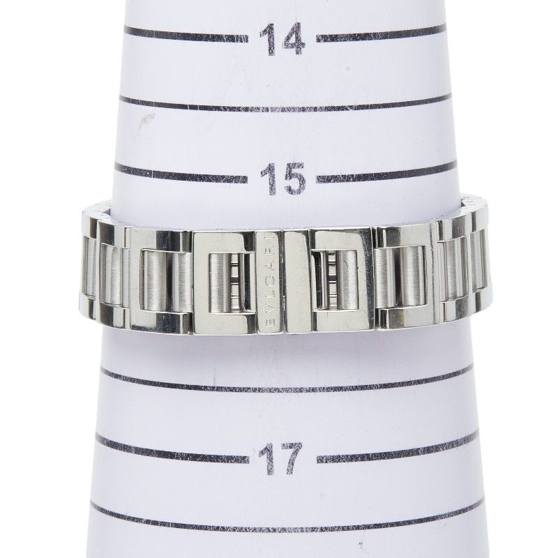 Bvlgari Rettangolo Watch White Silver Stainless Steel — view 7